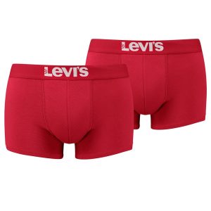 Levi's Ανδρικά Boxer Κόκκινα Μονόχρωμα 2Pack (905002001 186)