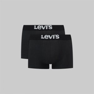 Levi's Ανδρικά Boxer Μαύρα Μονόχρωμα 2Pack(905002001-884)