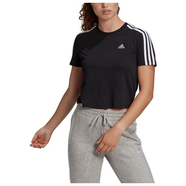 Adidas Γυναικεία κοντομάνικη μπλούζα Crop (GL0777)