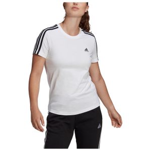 T-Shirt Loungewear Essentials Slim 3-Stripes (GL0783)