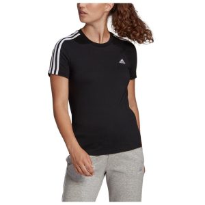 Adidas Women's T-Shirt Loungewear Essentials Slim 3-Stripes ( GL0784)
