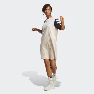 Adidas Γυναικείο Κοντομάνικο Φόρεμα 3S Essentials (IC1462)