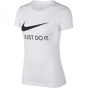 Nike Just Do It Αθλητικό Γυναικείο T-shirt Λευκό (CI1383-100)